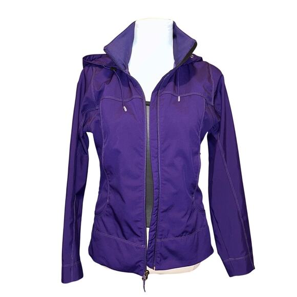 Marmot Woman's Hooded Softshell Jacket Purple Size S Outdoor Activewear - Picture 3 of 14